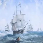 AF03S The Channel fleet in heavy weather - Canvas Print af03s-the-channel-fleet-in-heavy-weather-canvas-print-l06 (1).jpg